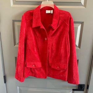 2 red Kim Rogers jackets. Both sized xl. Great condition.